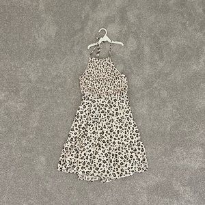 American Eagle cheetah print swing dress